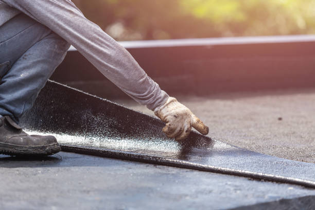 Professional Foundation Crack Repair technician working in New Lothrop, MI
